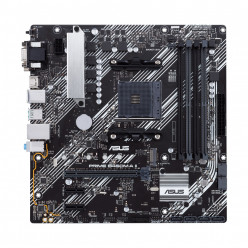 ASUS PRIME B450M-A II, Socket AM4, AMD B450, Dual 4xDDR4-4400, APU AMD graphics, VGA, DVI, HDMI, 1xPCIe X16, 6xSATA3, RAID, 1xM.2, ALC887 HDA, 2xPCIe X1, GbE LAN, 2xUSB3.2 Gen 2, 6xUSB3.2, Aura Sync RGB, 5X Pro.III, mATX